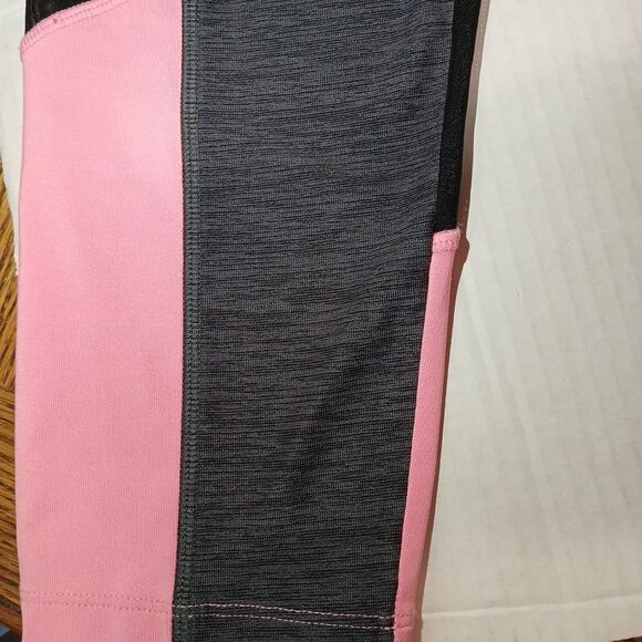 Victoria Secret Pink Ultimate High-waist Ankle Legging Gray Mesh Pink SZ-Large - Picture 6 of 16
